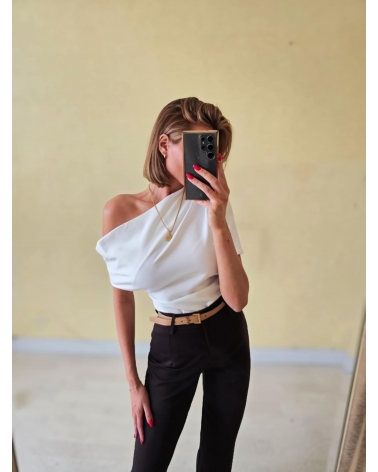 White top one shoulder
