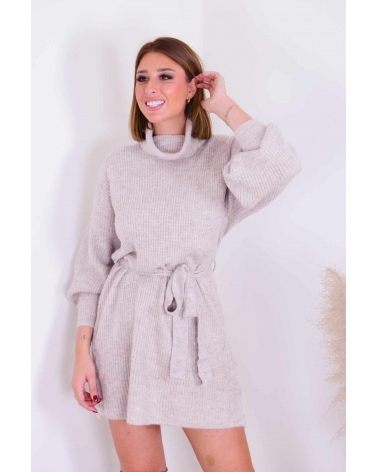 Mina taupe dress